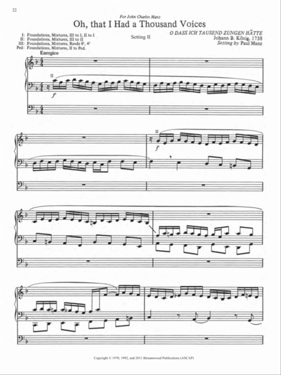 Ten Chorale Improvisations, Set 3 Organ scores gallery preview page 11