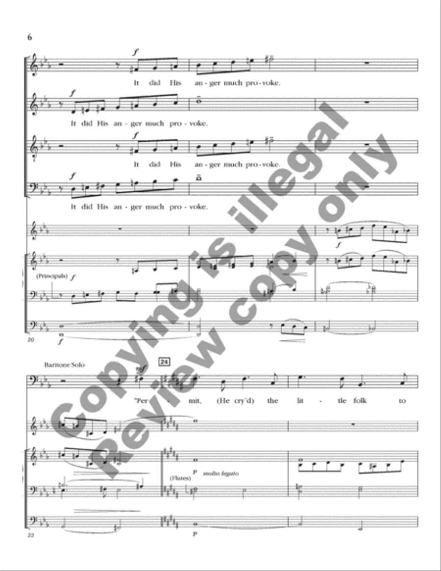 The Kingdom of Christ Compared to a Little Child 4-Part scores gallery preview page 6