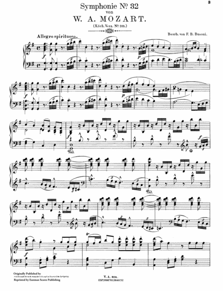 Symphonie, G dur, No. 32