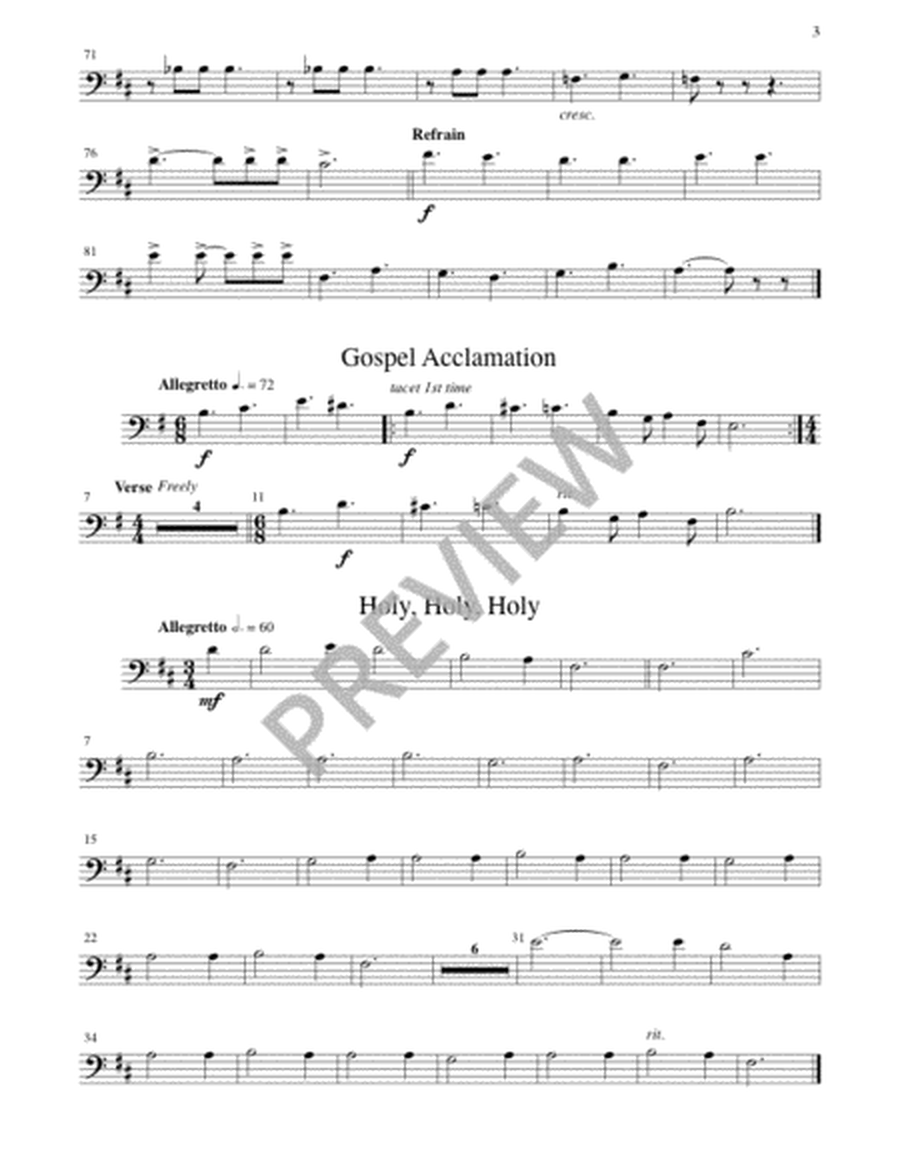 Missa Pacem - Brass Quartet edition