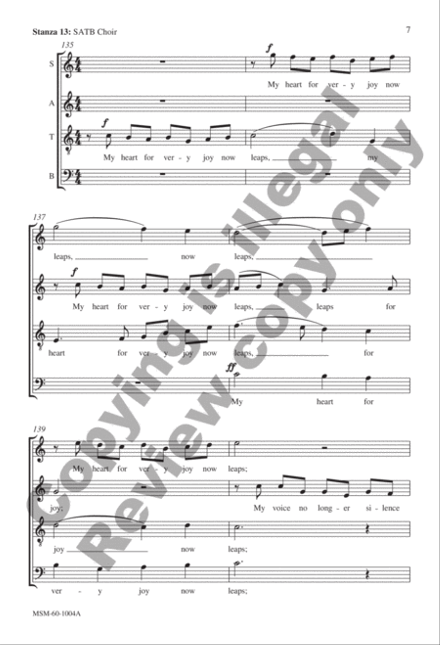 From Heaven Above 4-Part scores gallery preview page 7