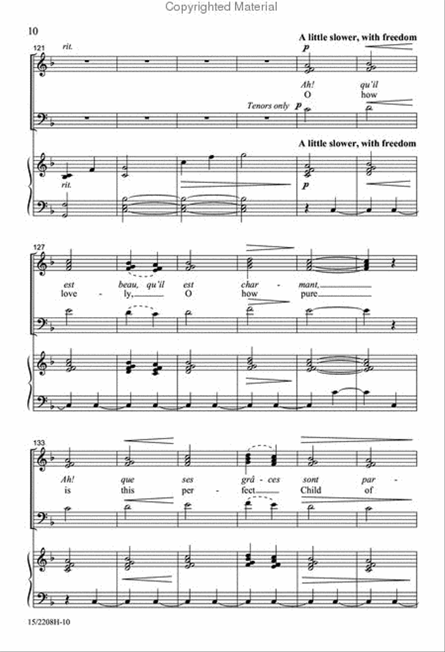 Il Est Né (He Is Born) Il Est Né (He Is Born) 4-Part scores gallery preview page 9