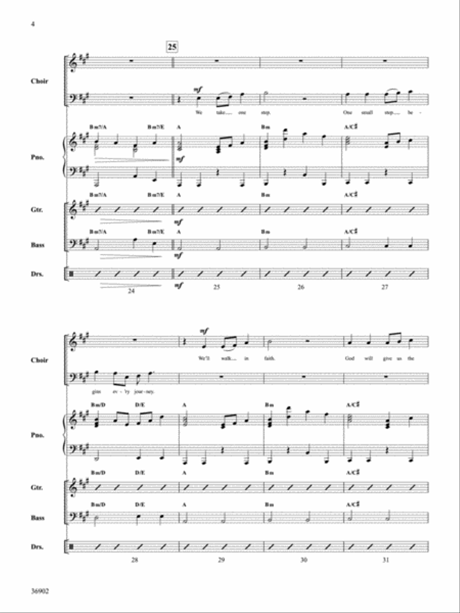 Steppin' Out on Faith Choir scores gallery preview page 5