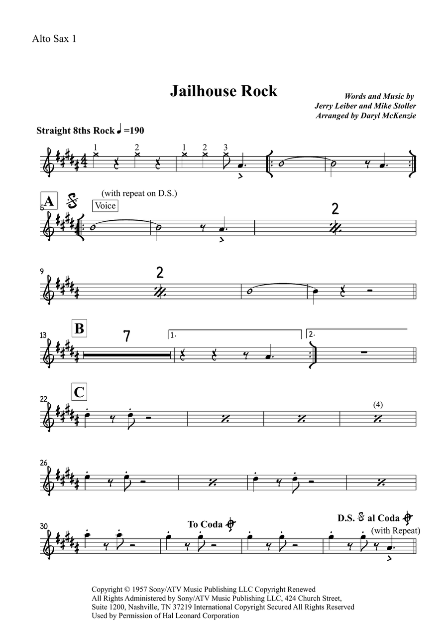 Jailhouse Rock Jazz Ensemble scores gallery preview page 5