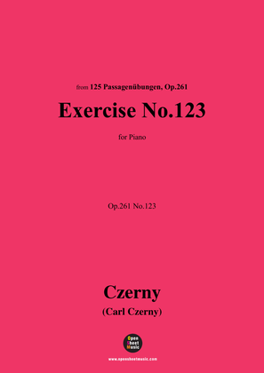C. Czerny-Exercise No.123,Op.261 No.123