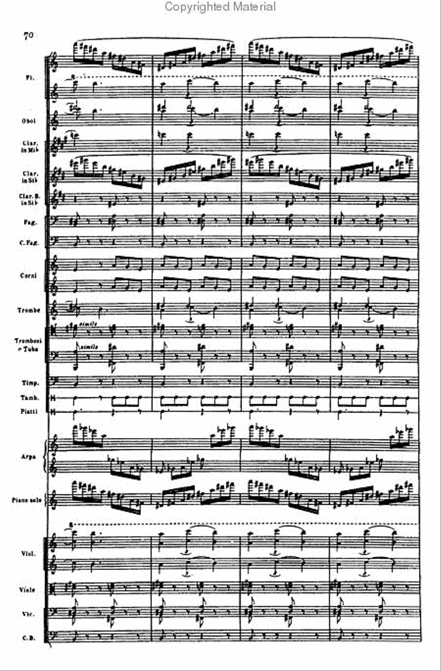 Concerto pour le main gauche (Conerto for the Left Hand) Score scores gallery preview page 4