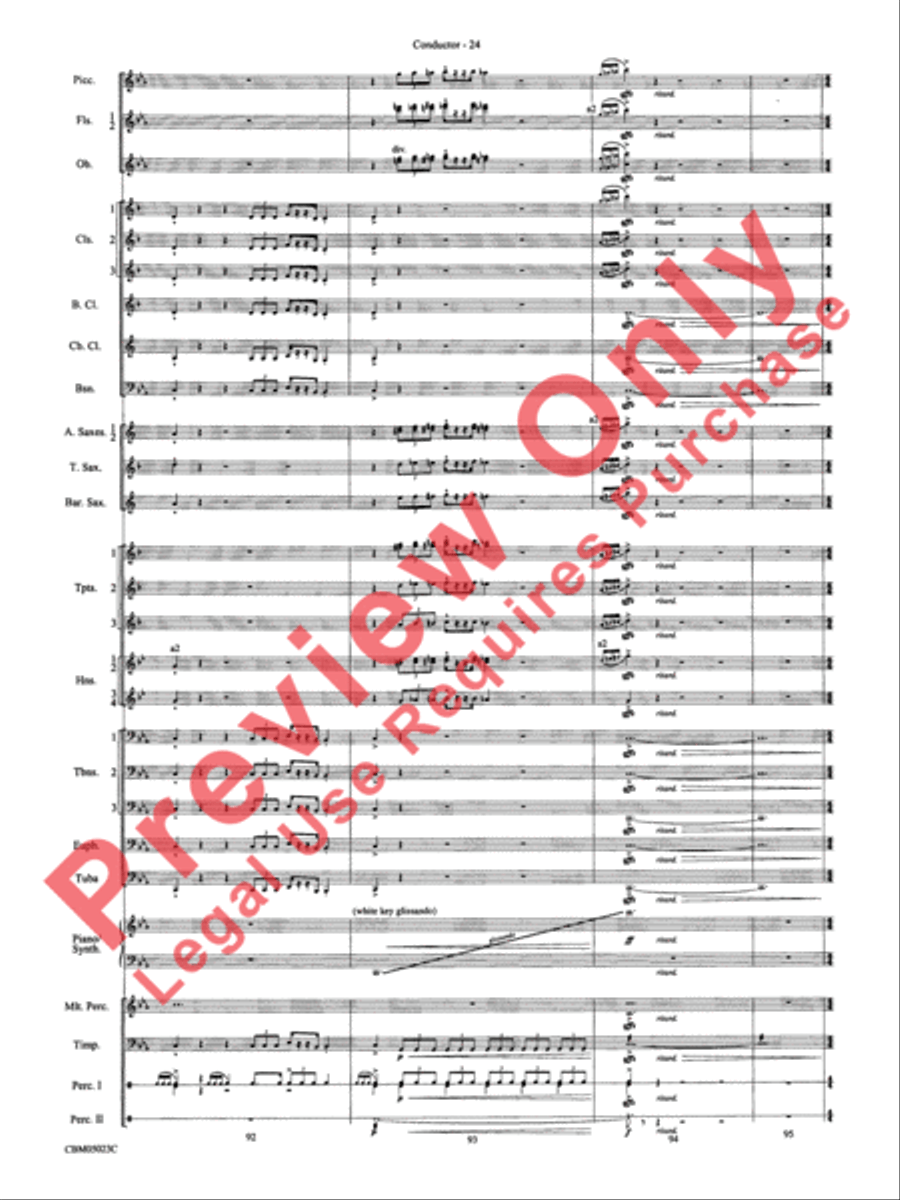 Symphonic Suite from Star Wars: Episode III Revenge of the Sith Concert Band scores gallery preview page 27