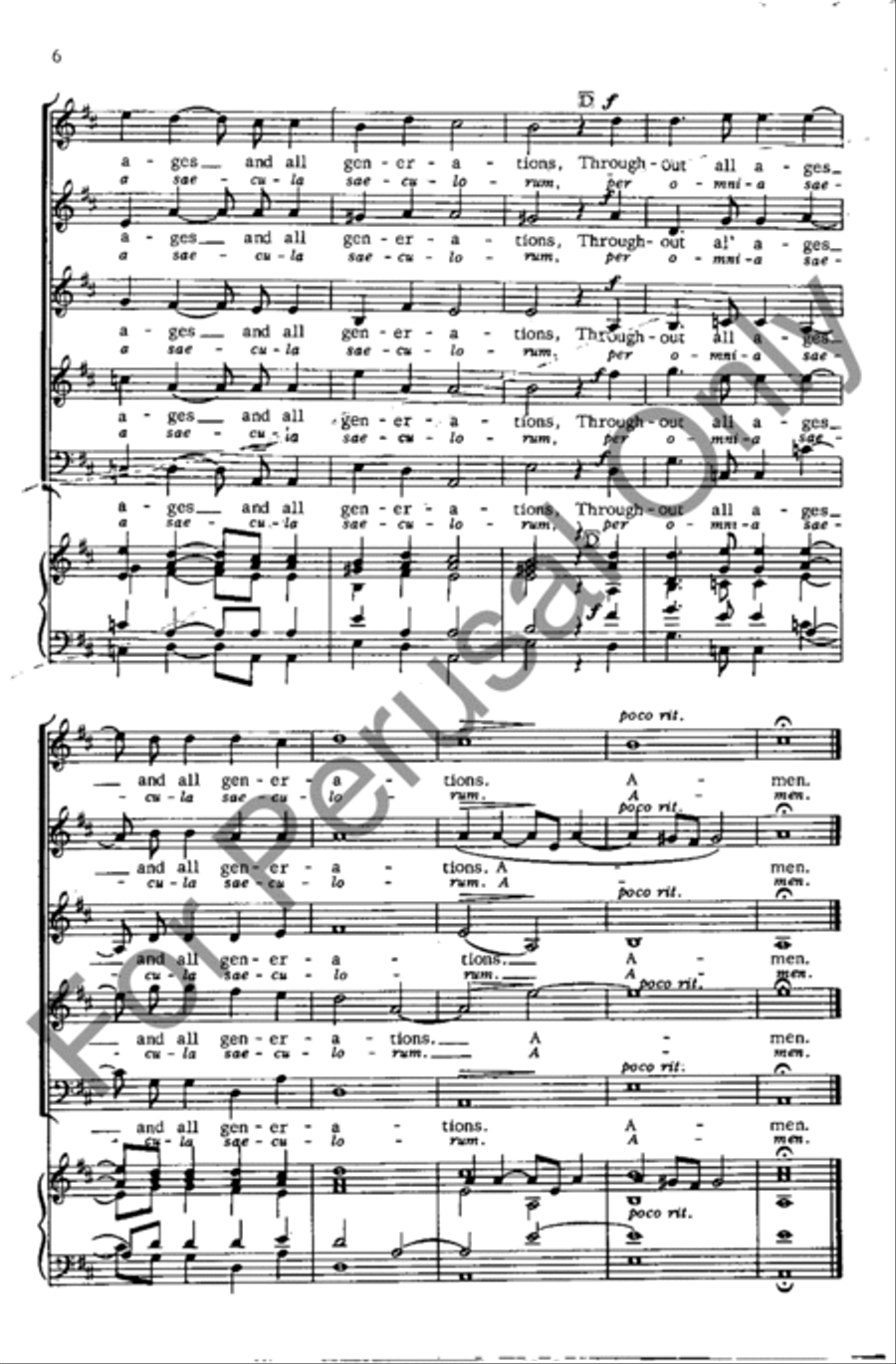 Let Us Thank Thee SSATB scores gallery preview page 6