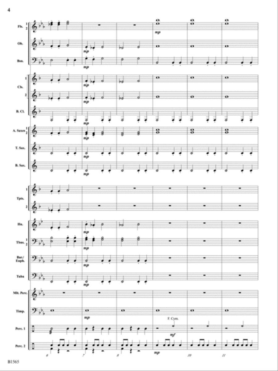 Danses Terpsichore: Score Concert Band scores gallery preview page 4
