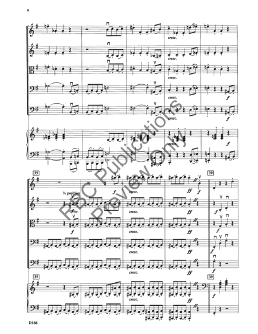 Etudes For String Martele March (Score) String Orchestra scores gallery preview page 7