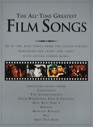 Book cover for All Time Greatest Film Songs (Piano / Vocal / Guitar)