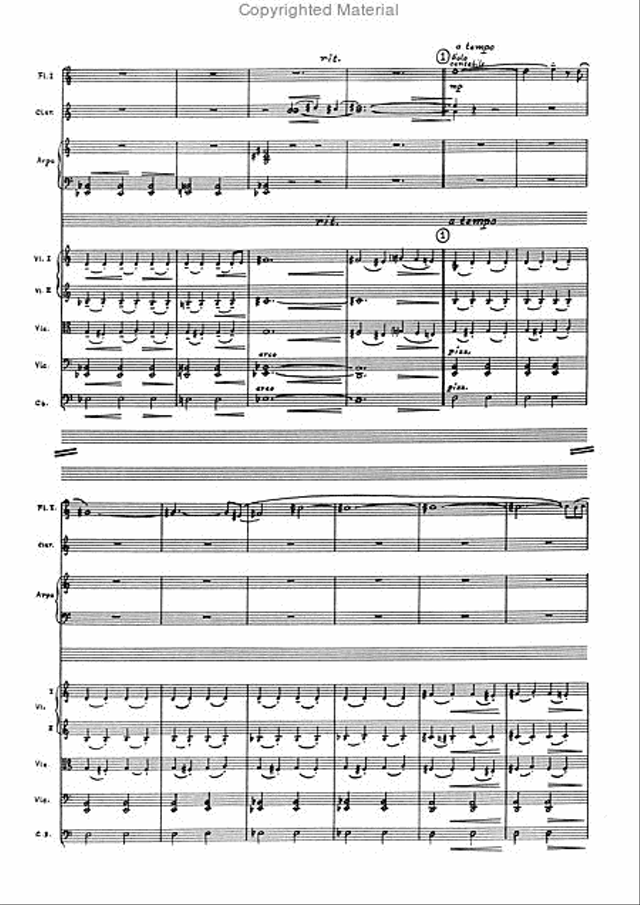 Kejsarn av Portugallien Svit Orchestra scores gallery preview page 3