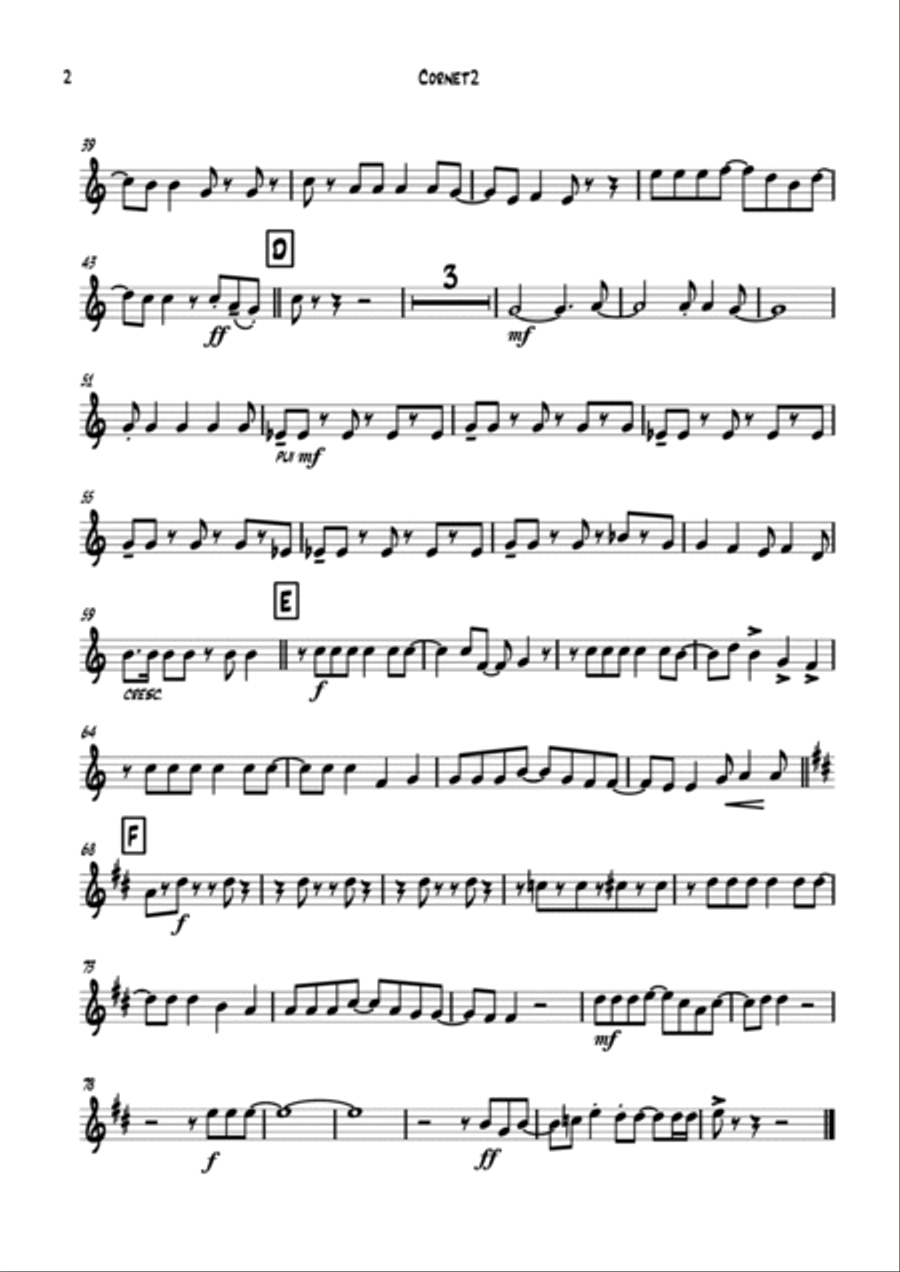 Amarillo (is This The Way To) School and Community scores gallery preview page 2