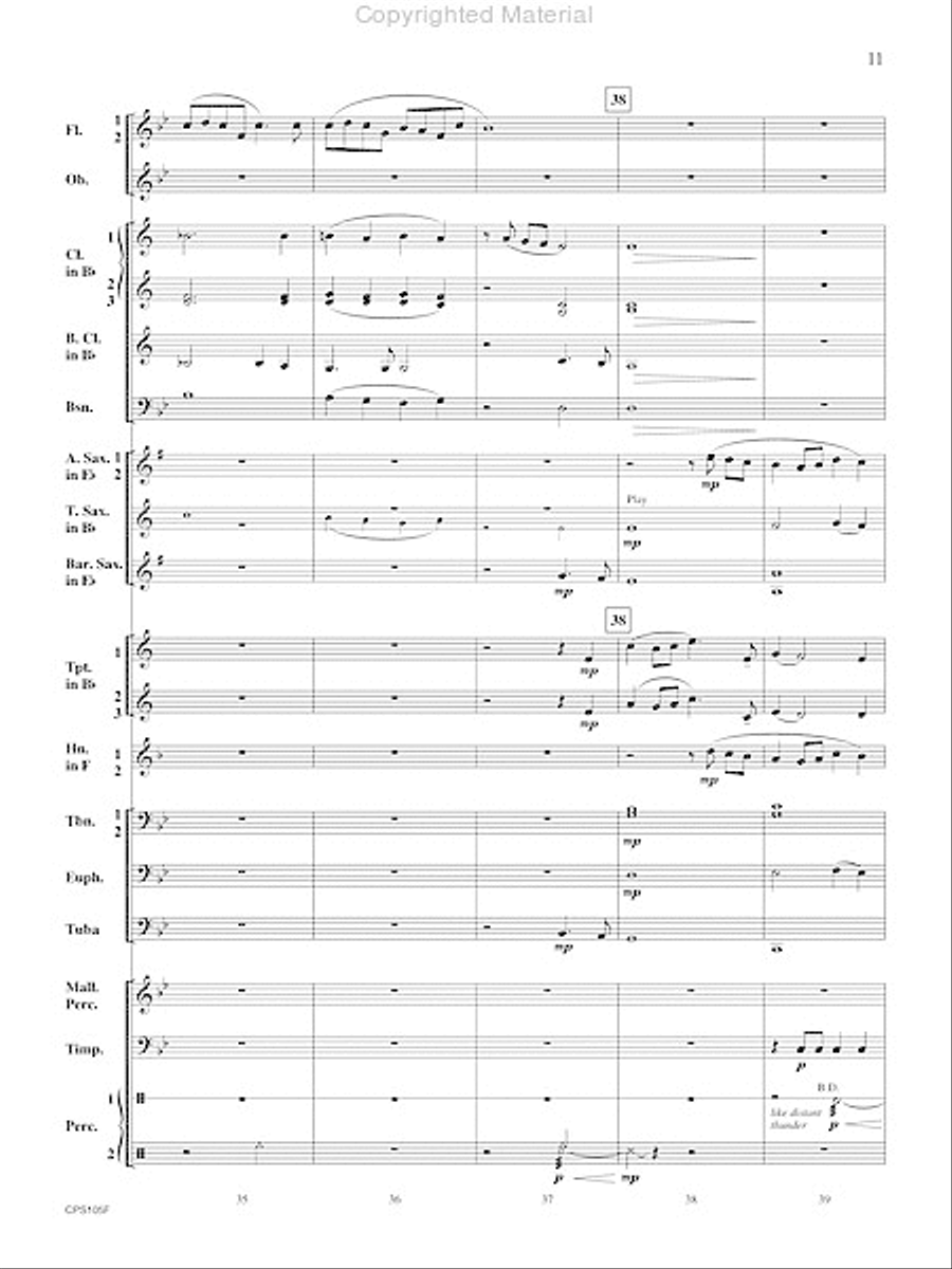 A Land Remembered A Land Remembered Concert Band scores gallery preview page 12