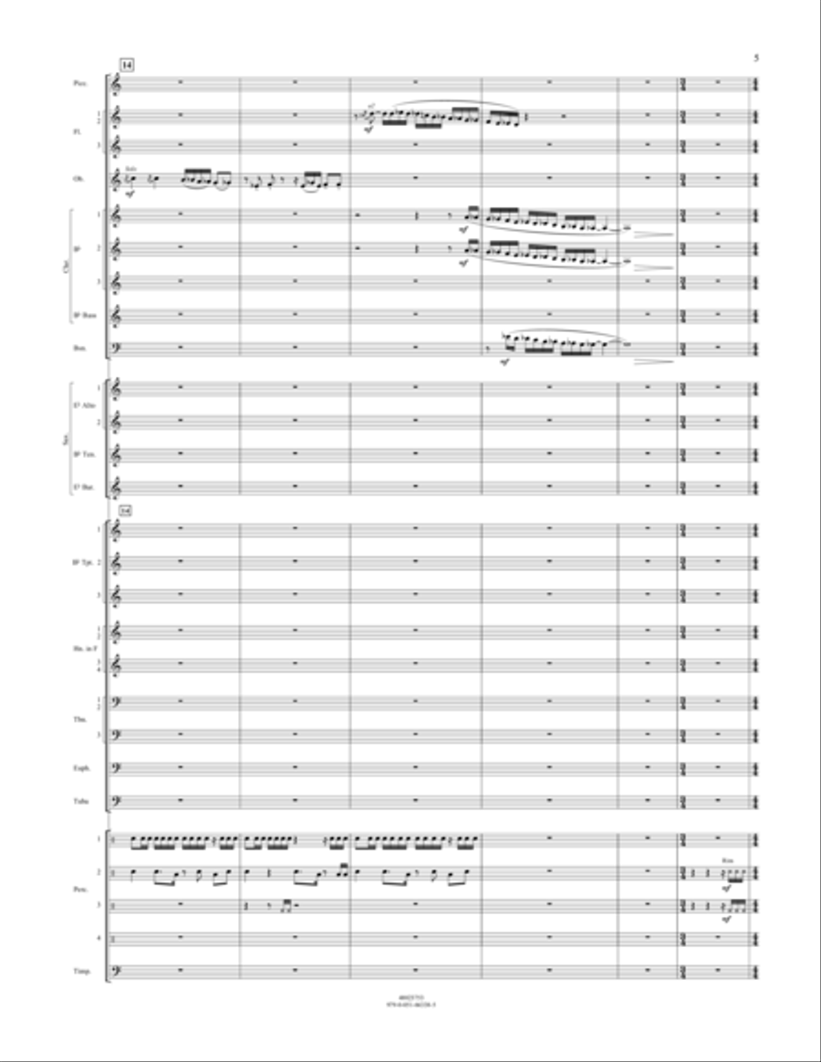 Speak to Me - Conductor Score (Full Score) Concert Band scores gallery preview page 5