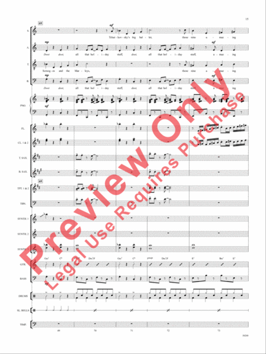 All That Holiday Stuff! All That Holiday Stuff! Choir scores gallery preview page 16
