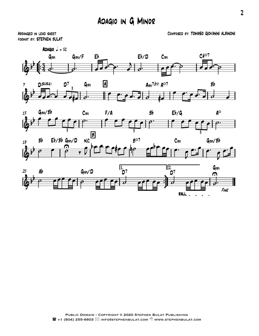 Classical Wedding Fake Book - Popular classical songs arranged in lead sheet format Large Ensemble scores gallery preview page 4