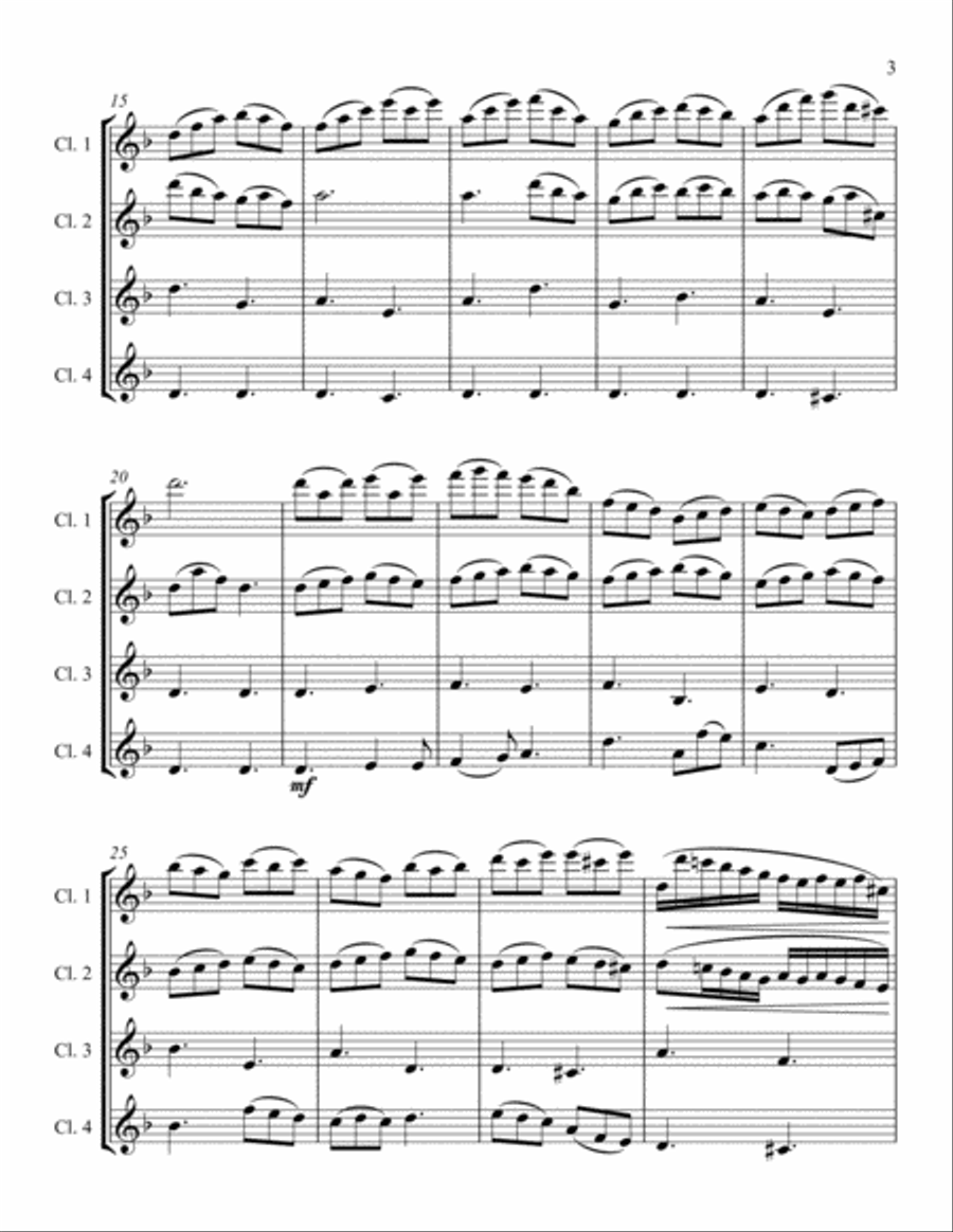 Flow Woodwind Quartet scores gallery preview page 3