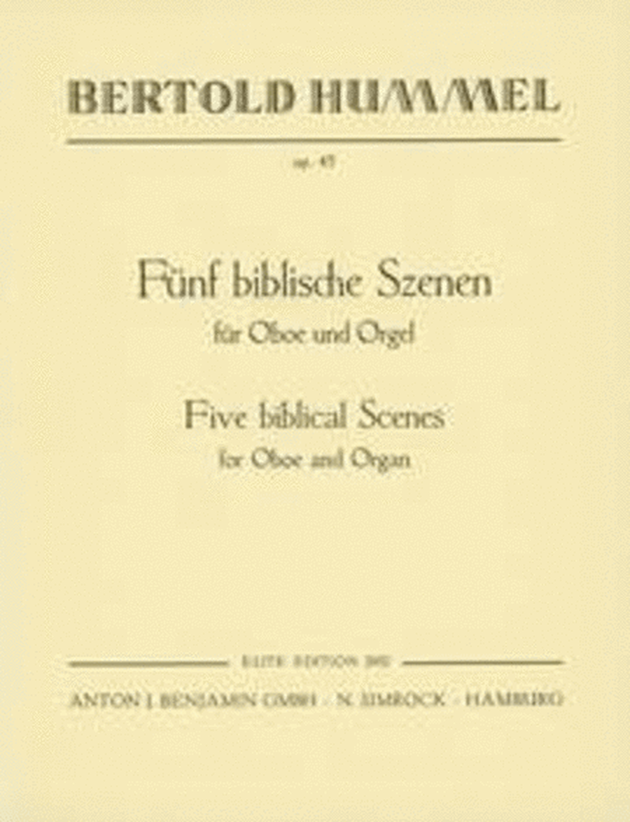 Five Biblical Scenes op. 45