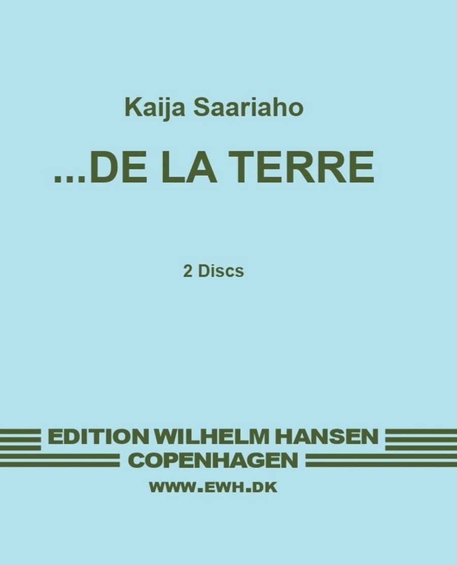 ...De La Terre Electronic Media scores gallery preview page 1