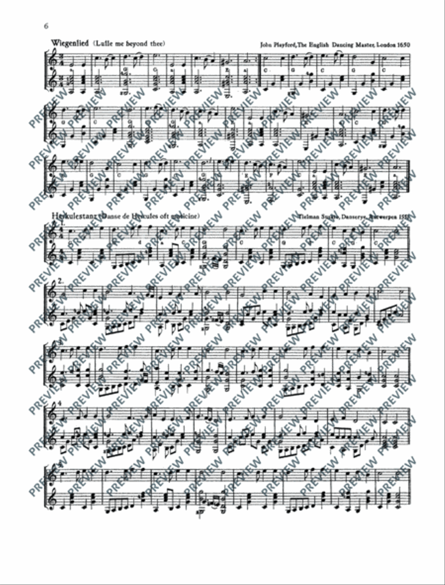 Alte Tanzstücke Alte Tanzstücke Recorder scores gallery preview page 7