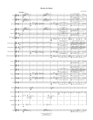 Rondo for Band - a piece for young concert band