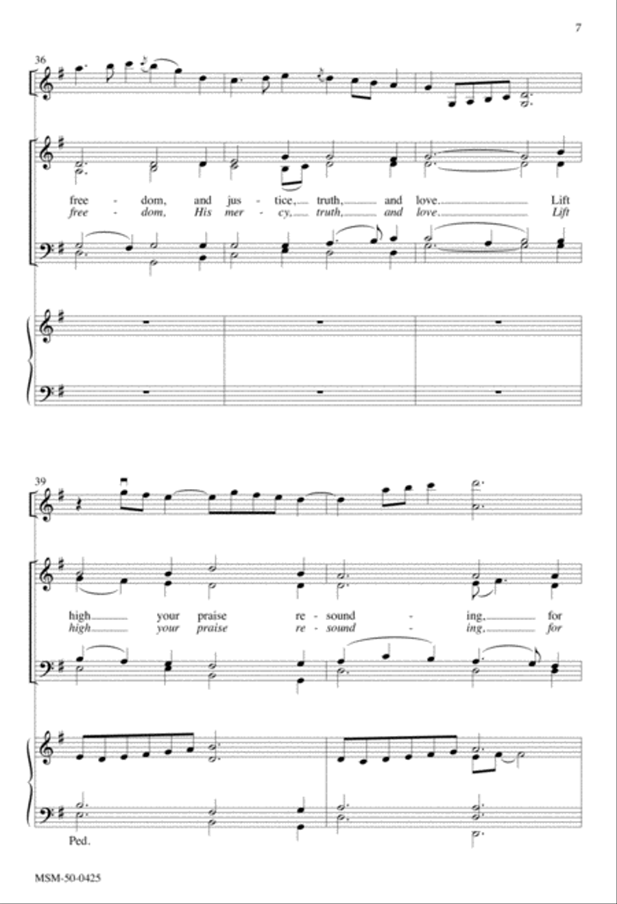 Prepare the Way, O Zion Rejoice, Rejoice, O Christian 4-Part scores gallery preview page 6