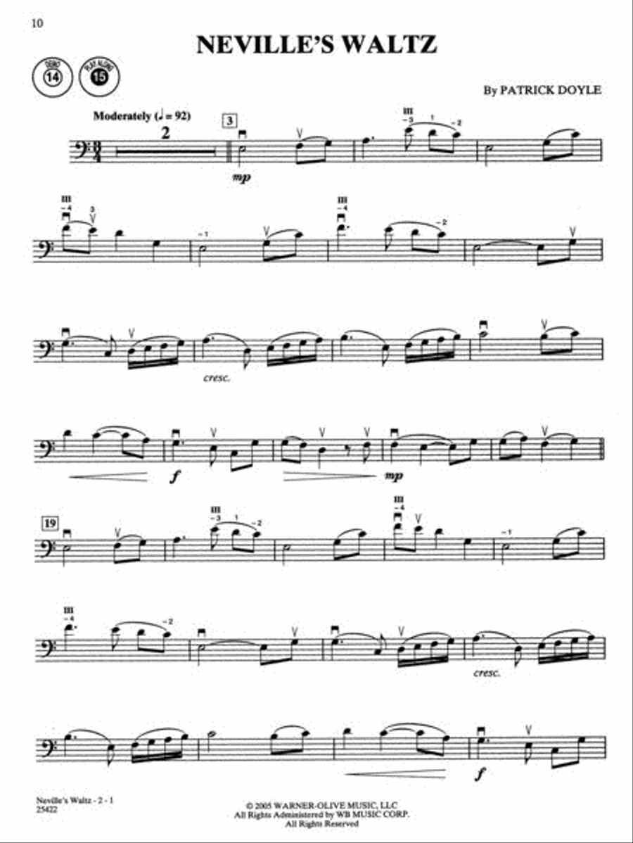 Selections from Harry Potter and The Goblet of Fire Piano Accompaniment scores gallery preview page 3