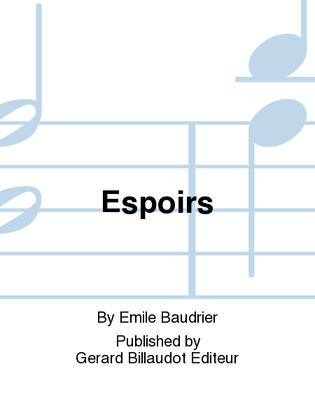 Book cover for Espoirs
