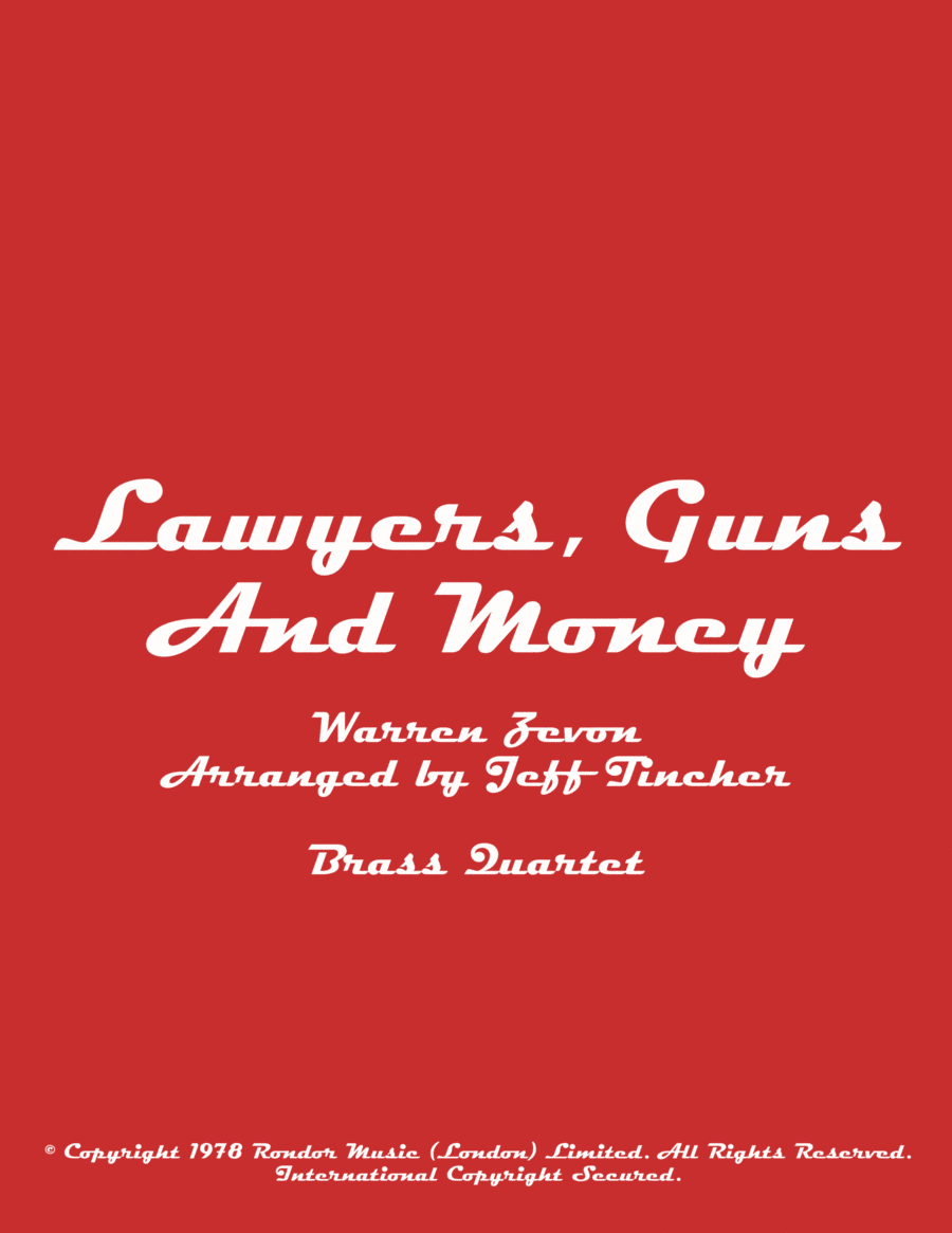 Lawyers, Guns And Money Brass Ensemble scores gallery preview page 1