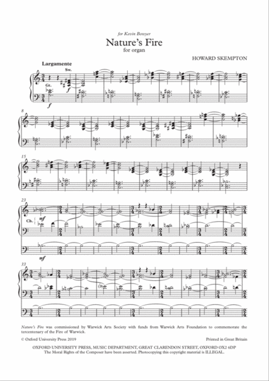Nature's Fire Nature's Fire Organ scores gallery preview page 2