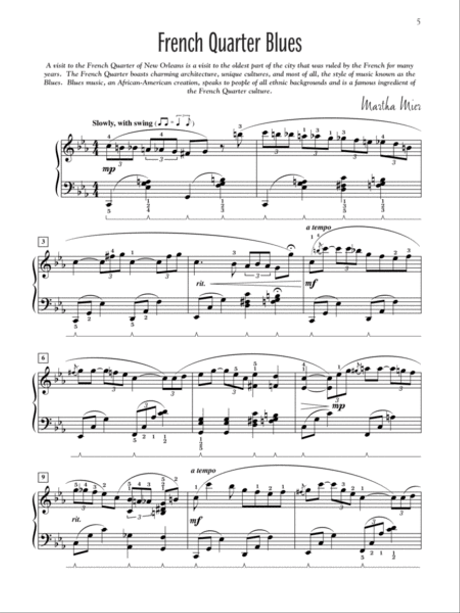Louisiana Legacies Louisiana Legacies Piano Method scores gallery preview page 3