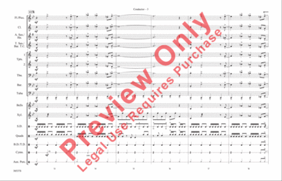 Finale (Don't Feed the Plants) Marching Band scores gallery preview page 4