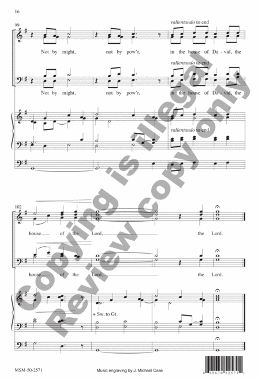 The House of David (Choral Score) image number null