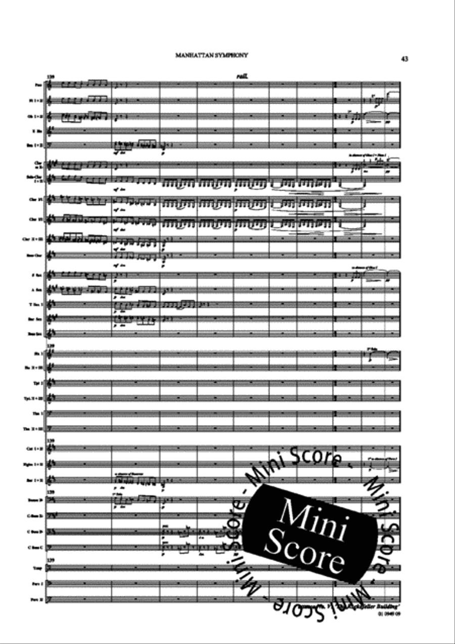 Manhattan Symphony Concert Band scores gallery preview page 47