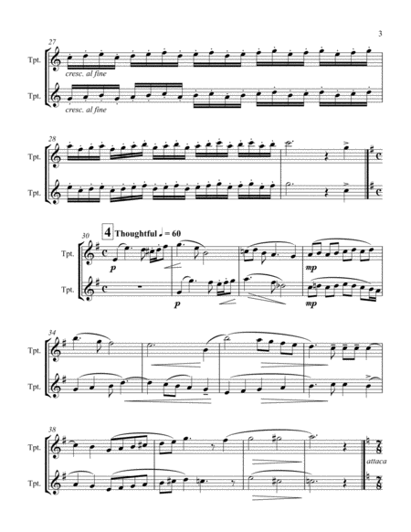 Seven Fanfares for Trumpet Duet, Op. 8 image number null