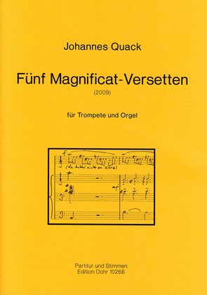 Fünf Magnificat-Versetten (2009) (für Trompete und Orgel)