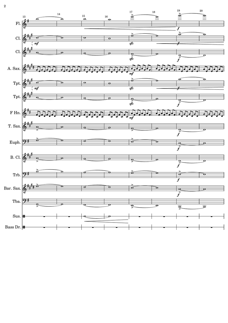 Sunshine (adagio In D Minor) Small Ensemble scores gallery preview page 2