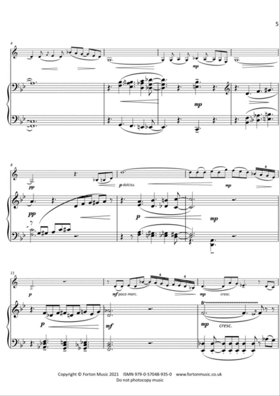 Divertimento Clarinet Solo scores gallery preview page 5