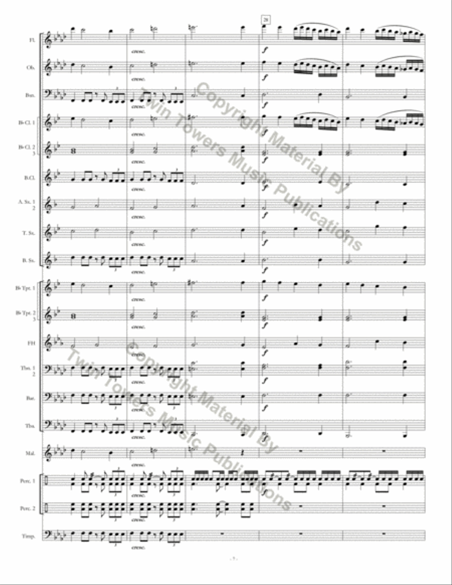 Respect is a Two Way Street Concert Band scores gallery preview page 8