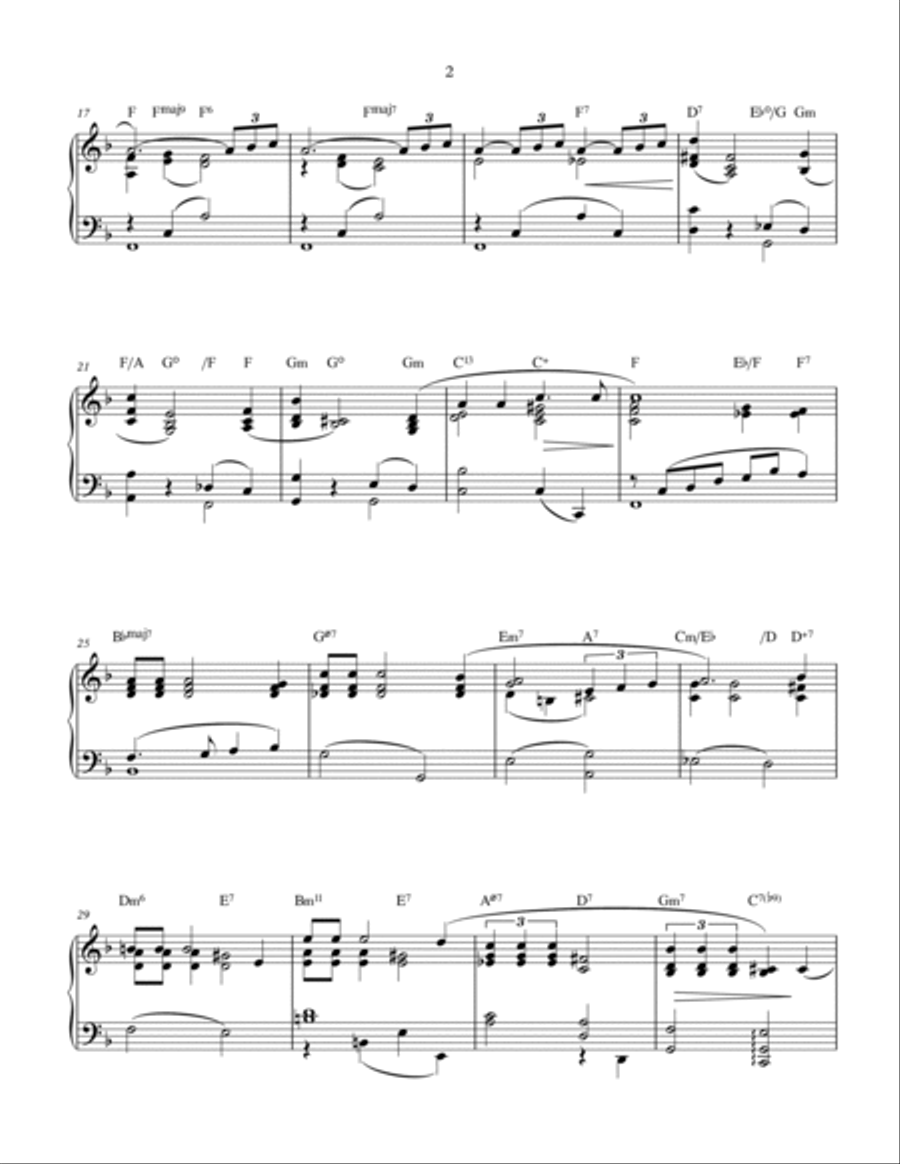 Moonlight Serenade Piano Solo scores gallery preview page 2