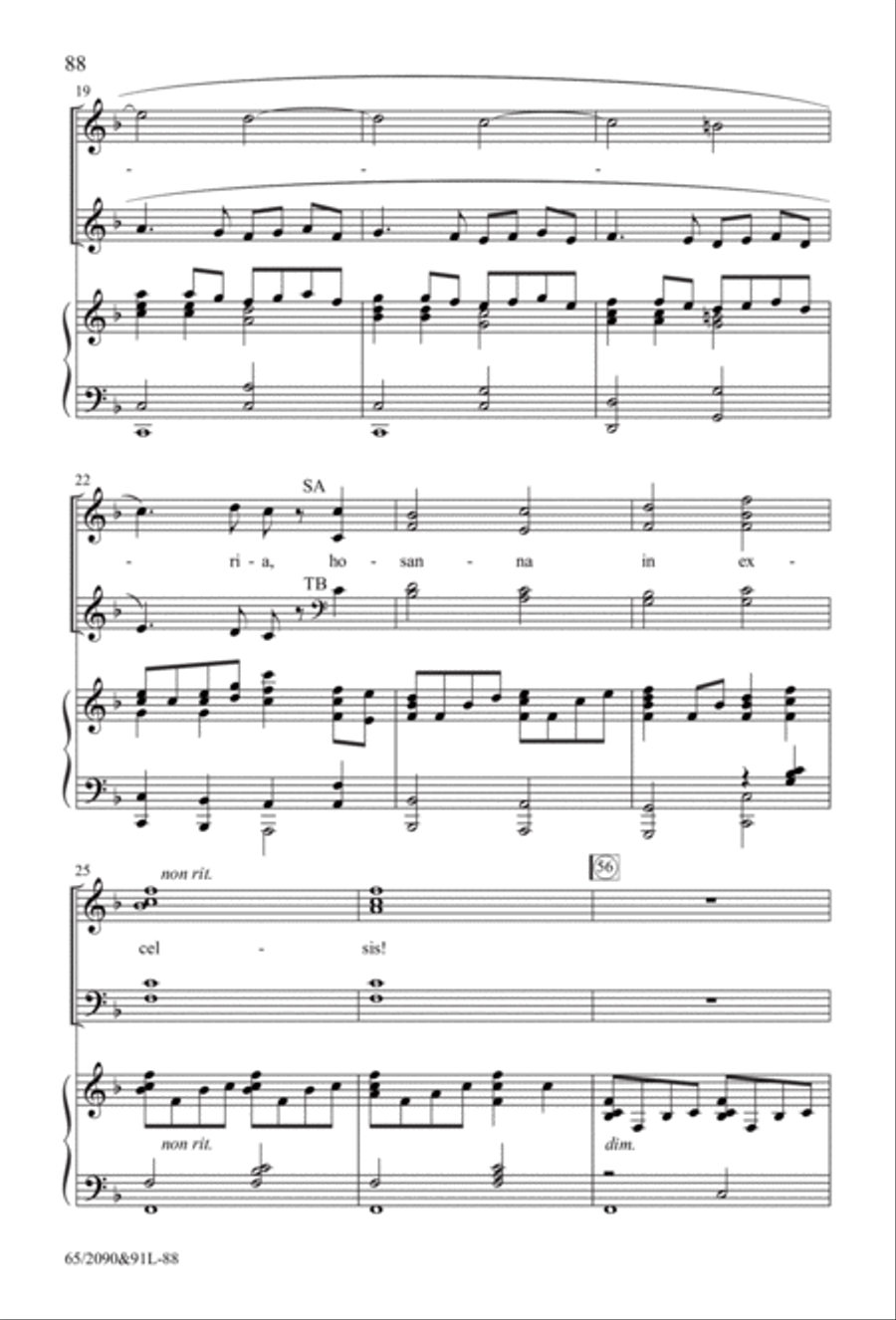 The Glory of Christmas - SATB with Performance CD 4-Part scores gallery preview page 43