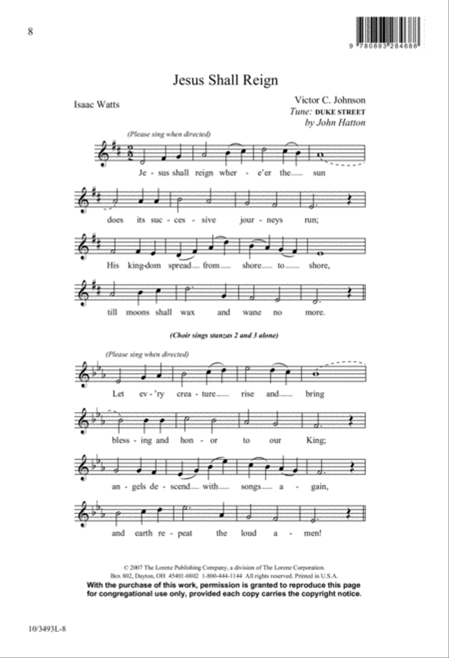 Jesus Shall Reign Divisi scores gallery preview page 8