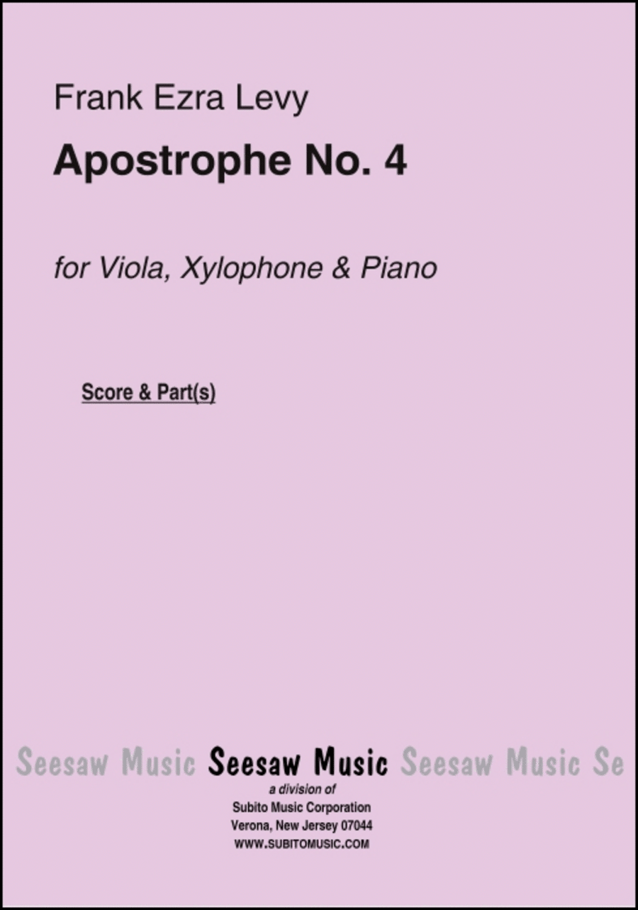 Apostrophe No. 4