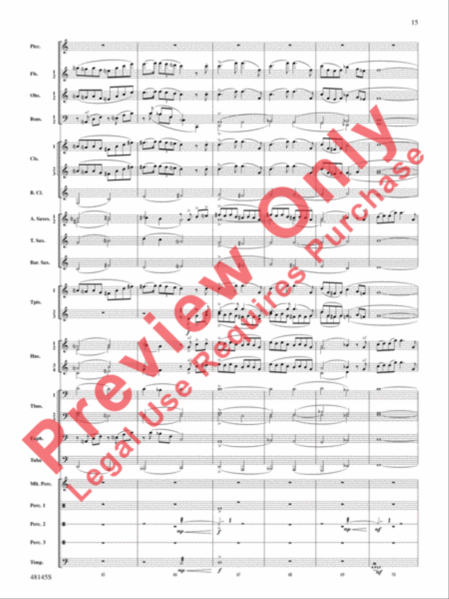 The River Seneca The River Seneca Concert Band scores gallery preview page 16