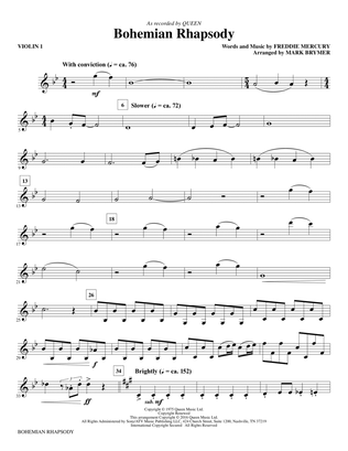 Bohemian Rhapsody (arr. Mark Brymer) - Violin 1