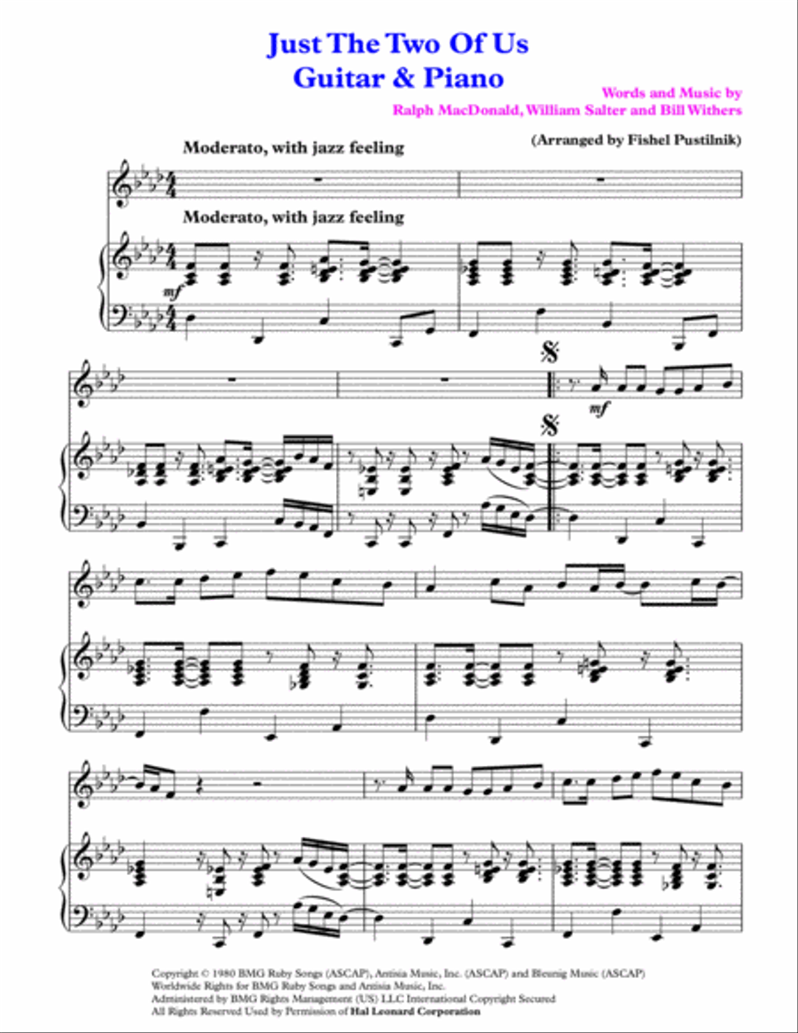 Just The Two Of Us Small Ensemble scores gallery preview page 2