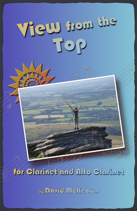 Book cover for View From The Top, for Clarinet and Alto Clarinet Duet