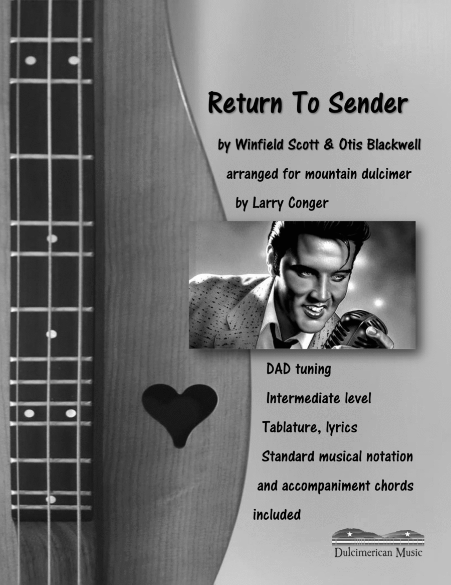 Return To Sender Dulcimer scores gallery preview page 1
