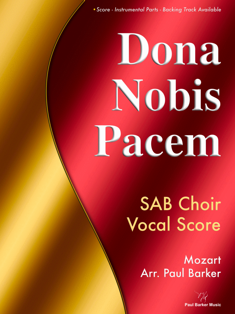 Dona Nobis Pacem (SAB Choir Score) image number null